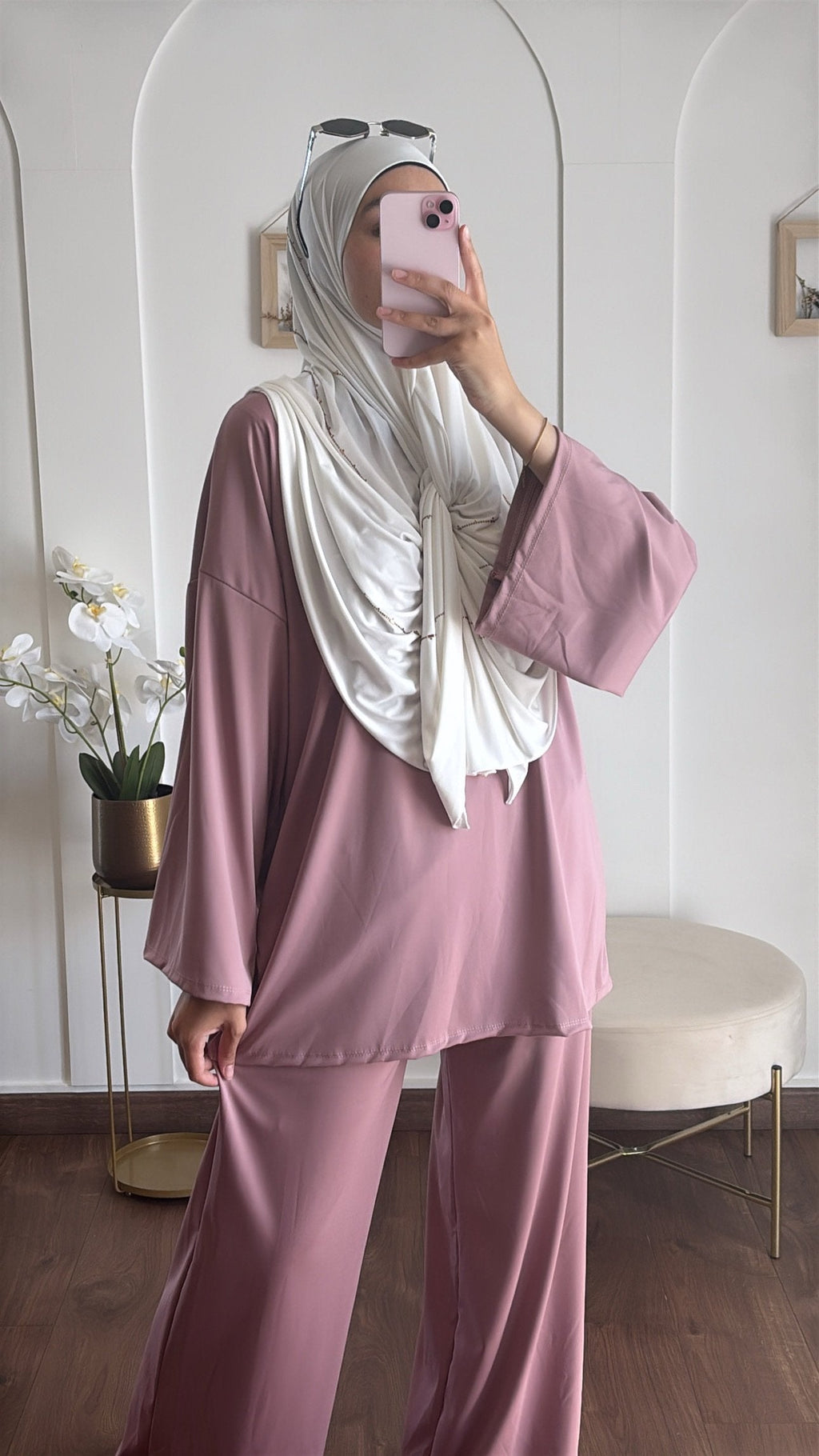 Burkini Fidji - Vieux rose image