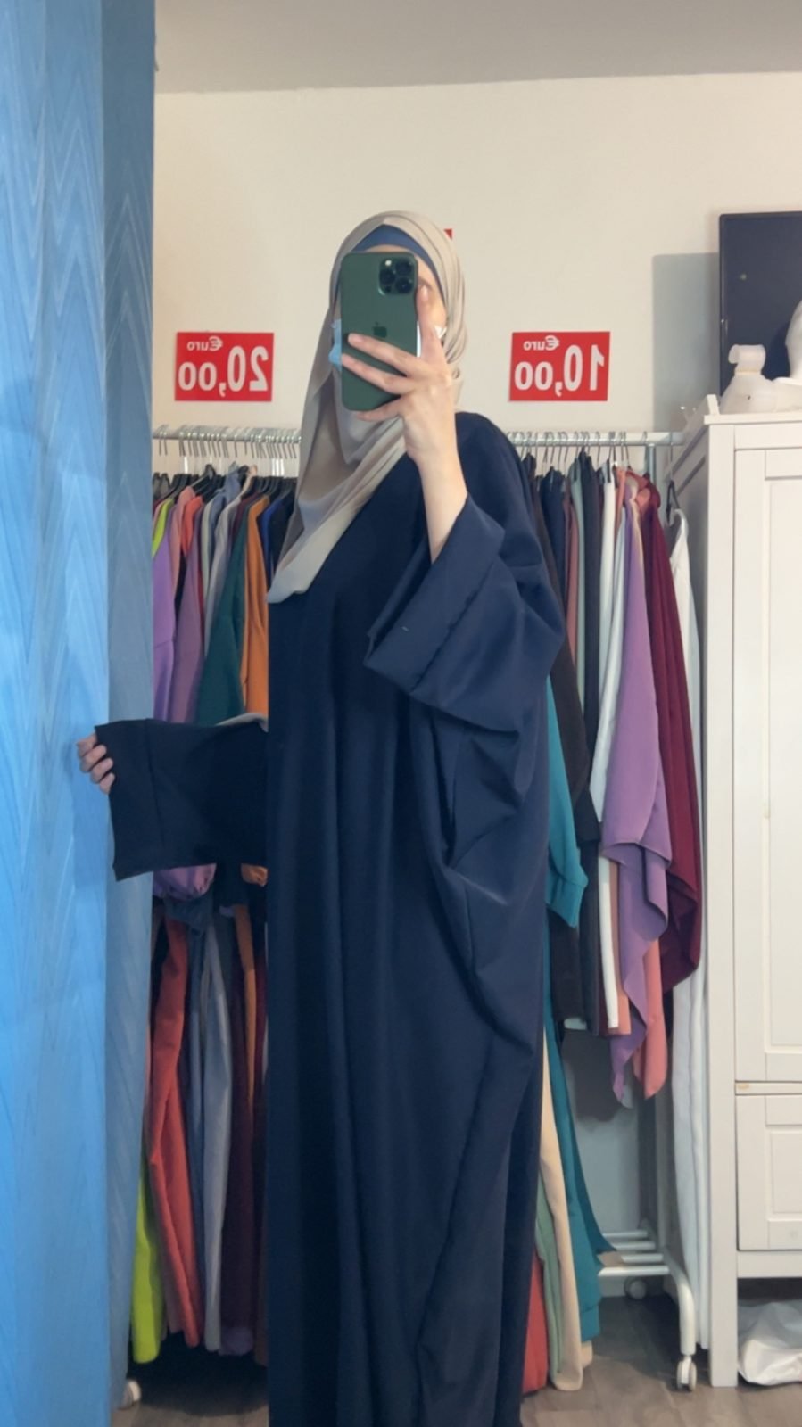 Abaya Firdaws sdm - Bleu nuit image