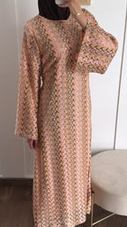 Robe Vaïana - rose pale/kaki/Taupe image