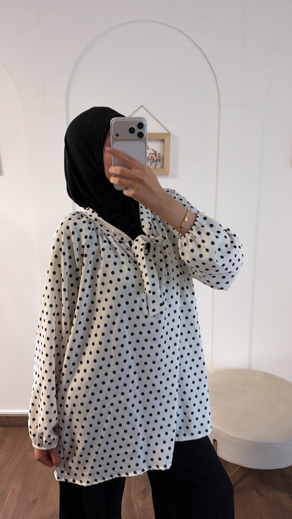 Blouse Elyndra - Blanc image