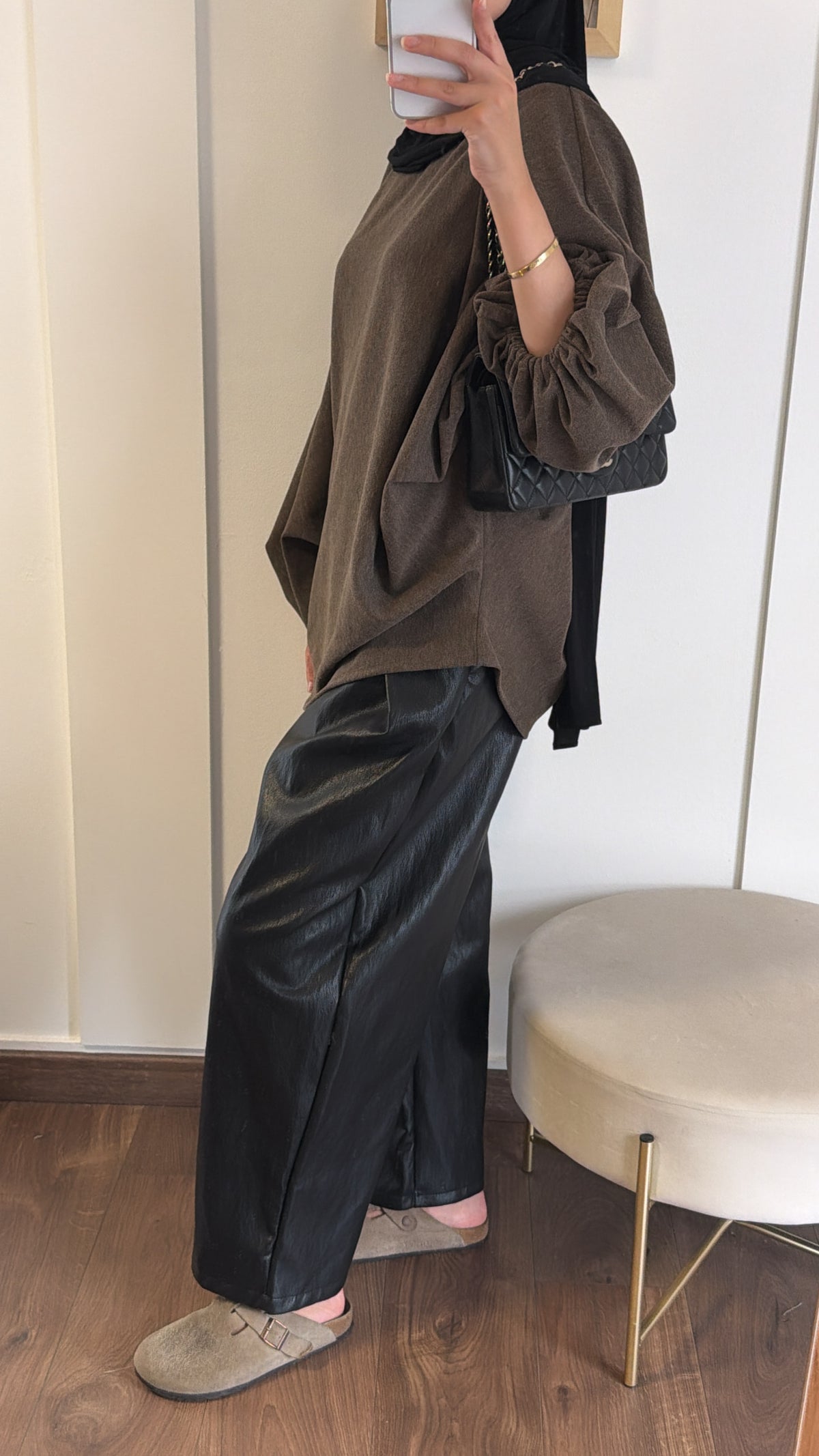 Pantalon similicuir