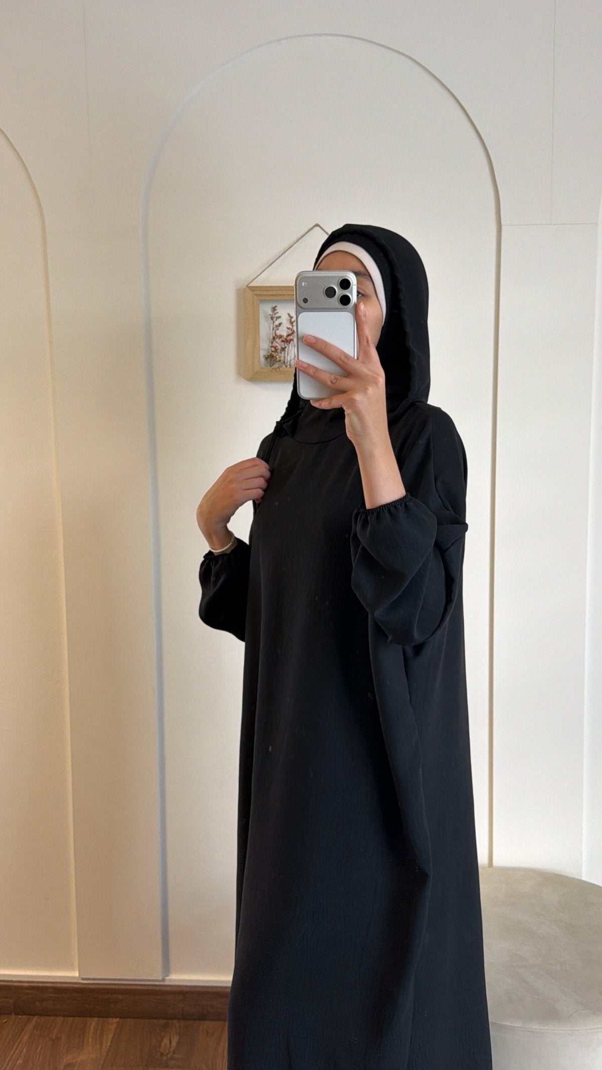 Tenue de prière Sahira - Noir image