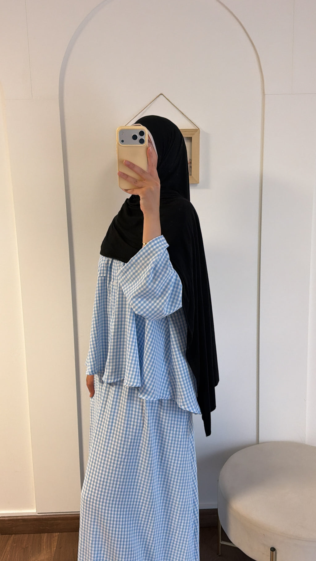 Set vichy modest jupe
