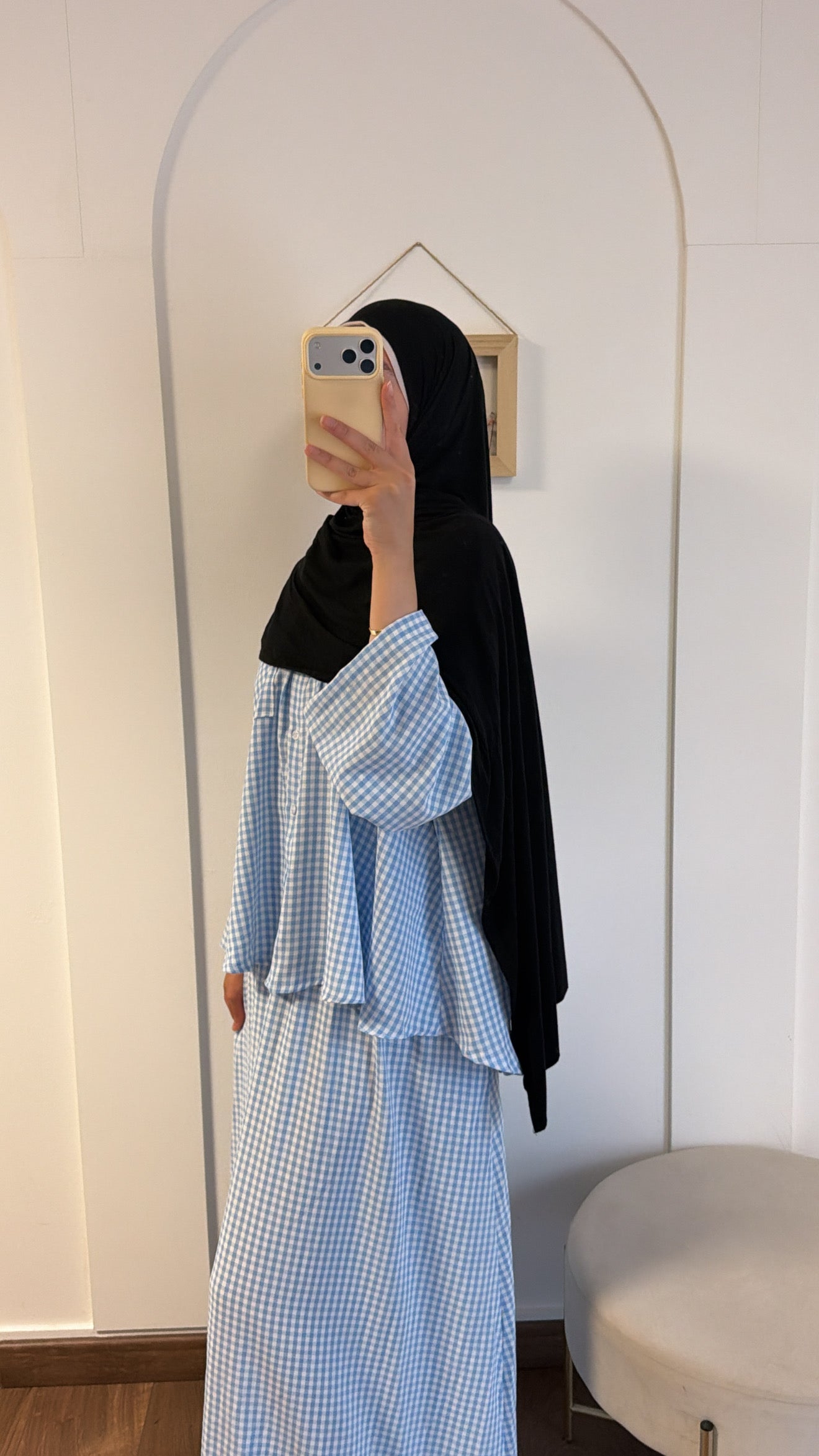Set vichy modest jupe