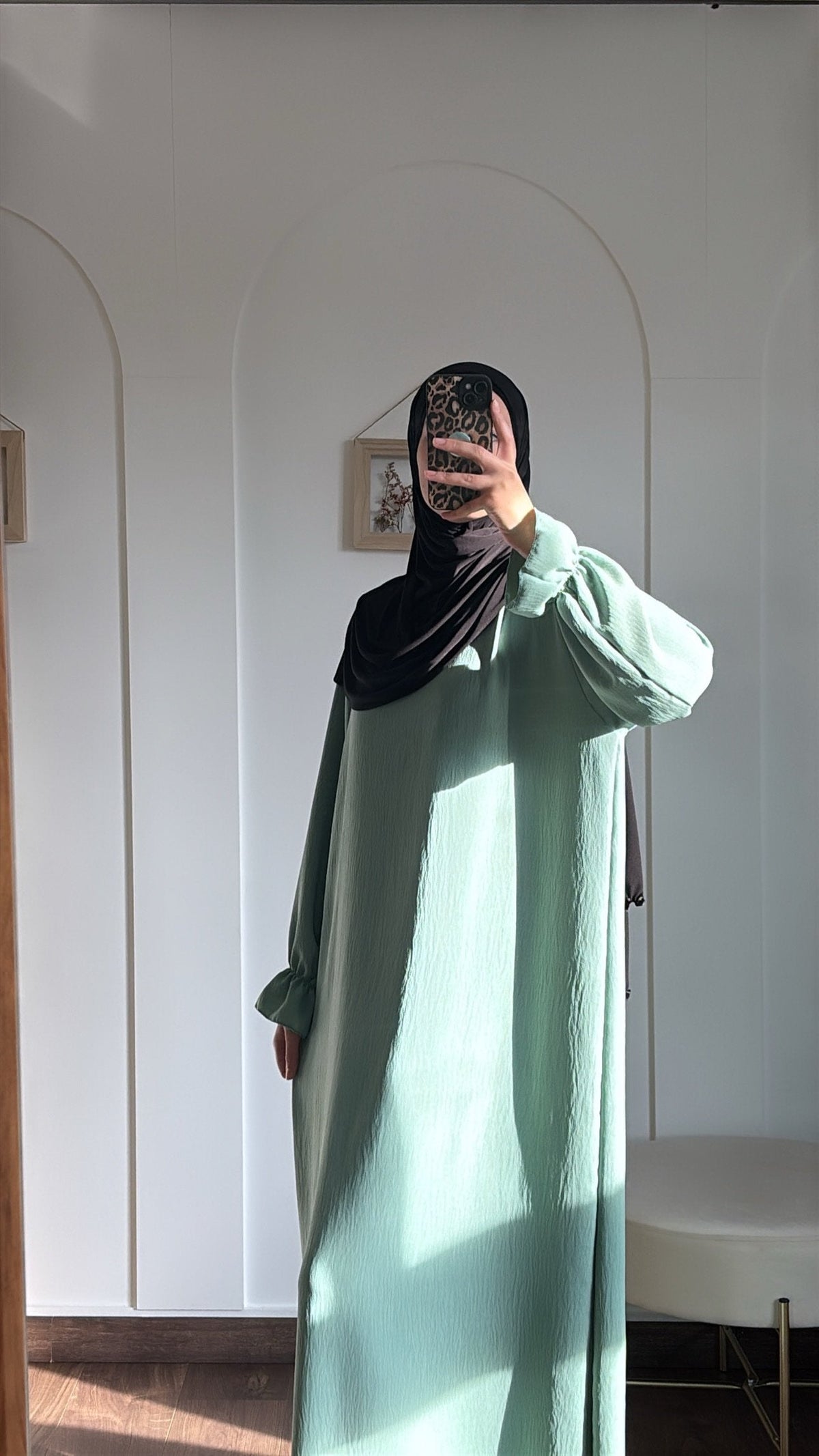 Abaya Jasmine jazz - Vert d'eau image