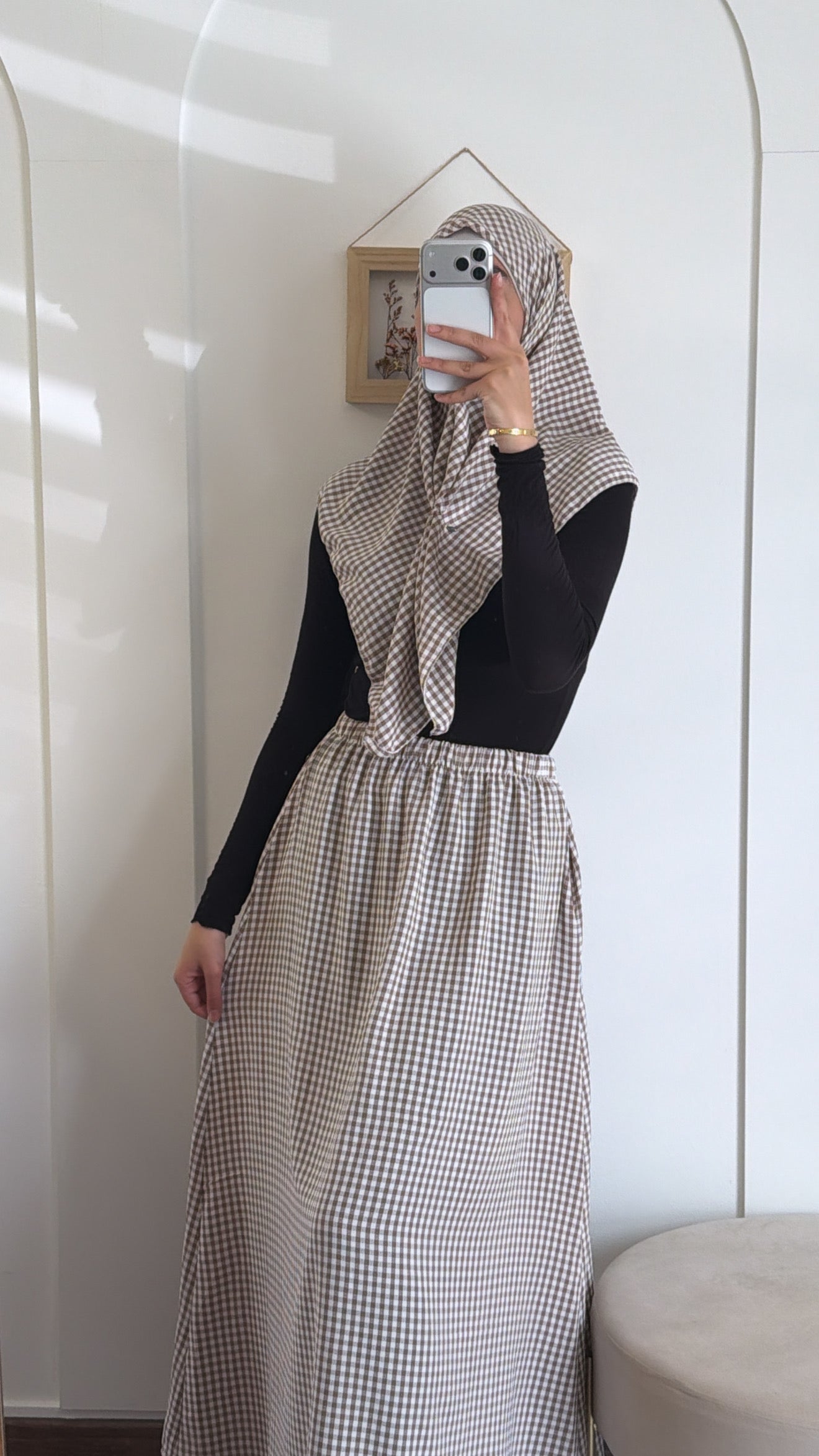 Jupe + Hijab Vichy