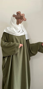 Abaya Firdaws sdm - vert olive image