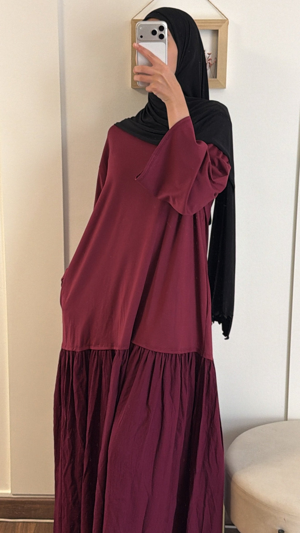Robe Elvanya - Bordeaux image