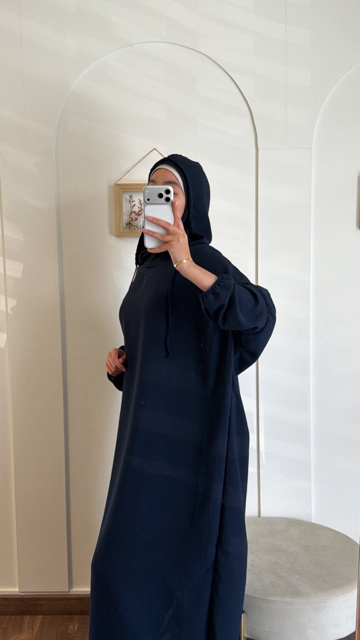 Tenue de prière Sahira - Bleu nuit image