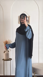 Abaya Jasmine jazz - Bleu jeans image