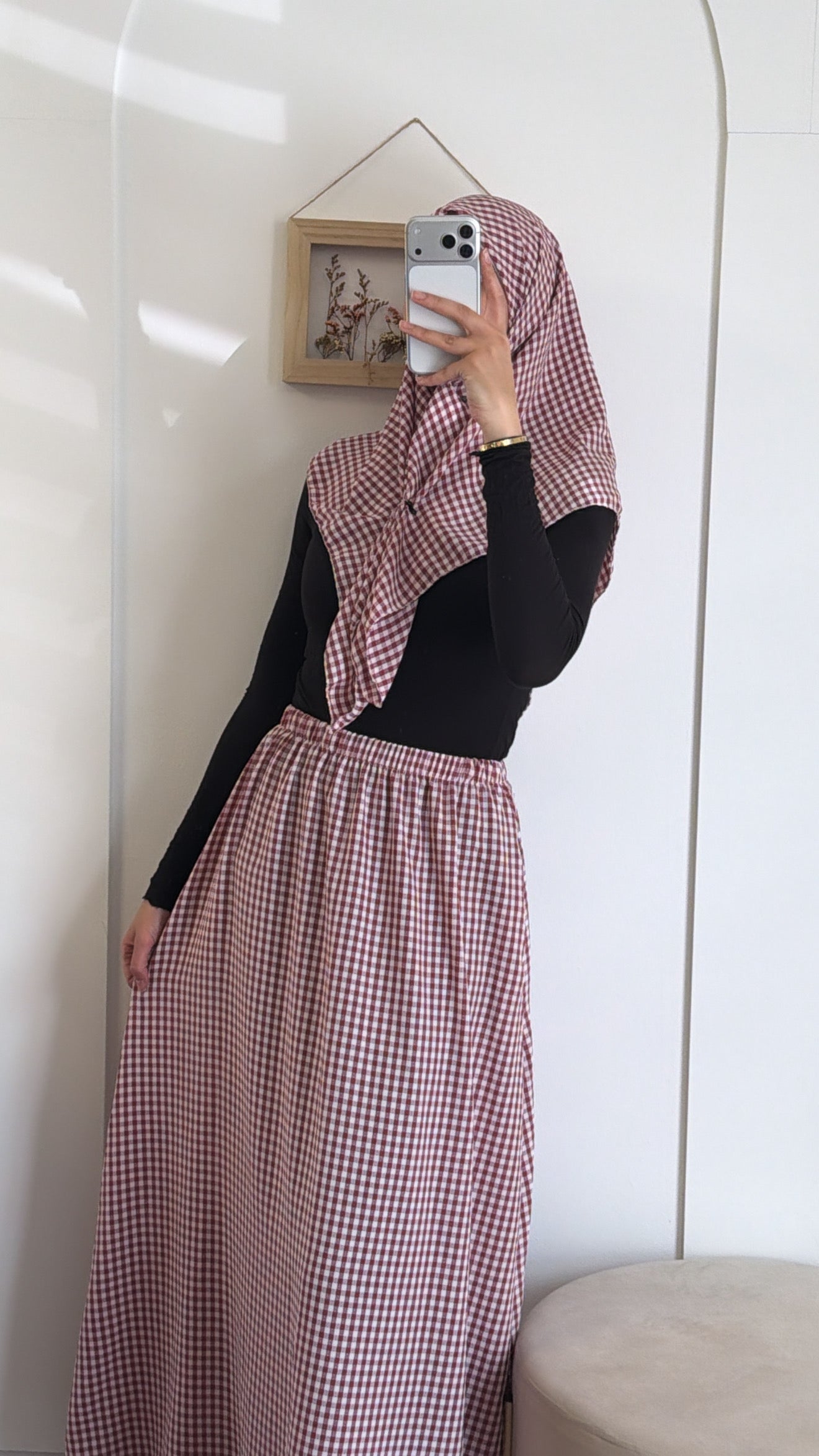 Jupe + Hijab Vichy