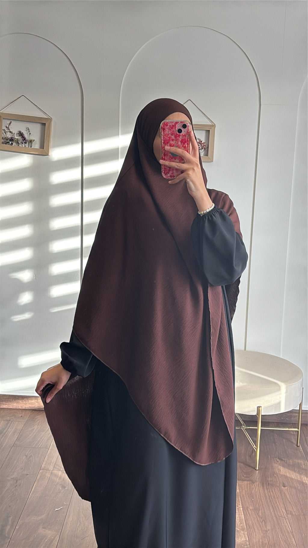 Maxi Khimar jazz - Marron chocolat image