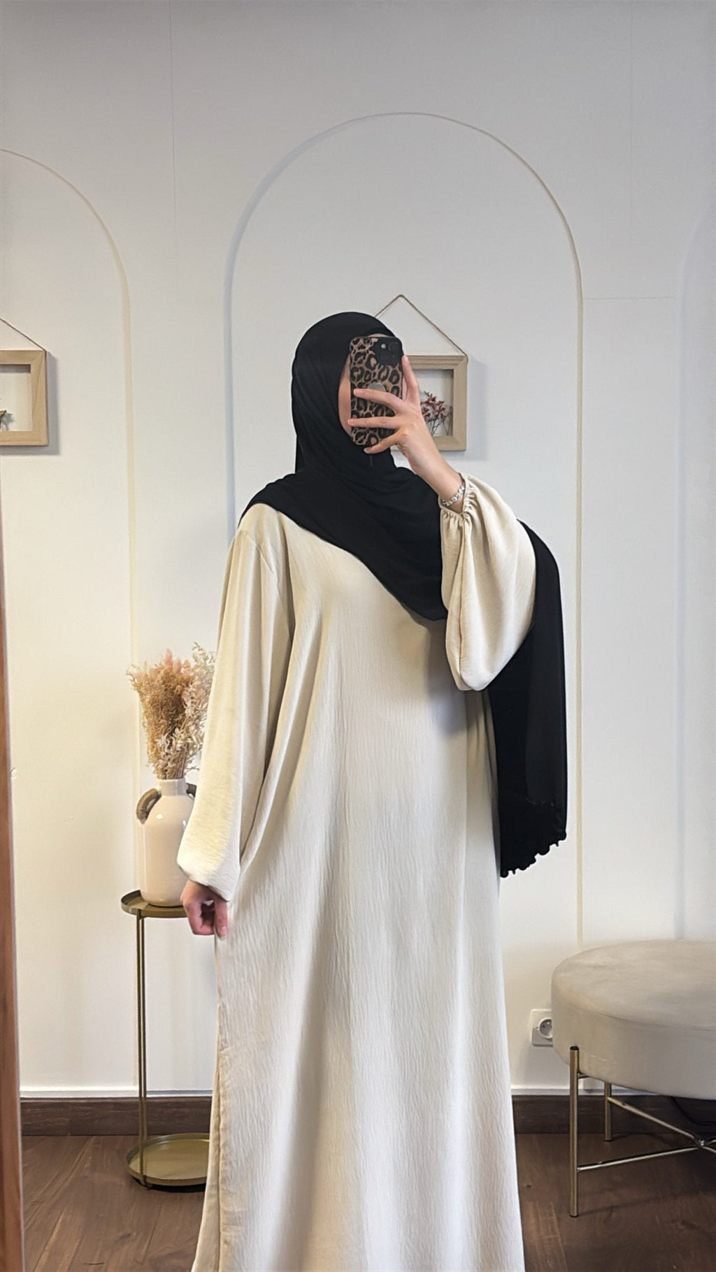 Abaya Nour jazz - Beige image