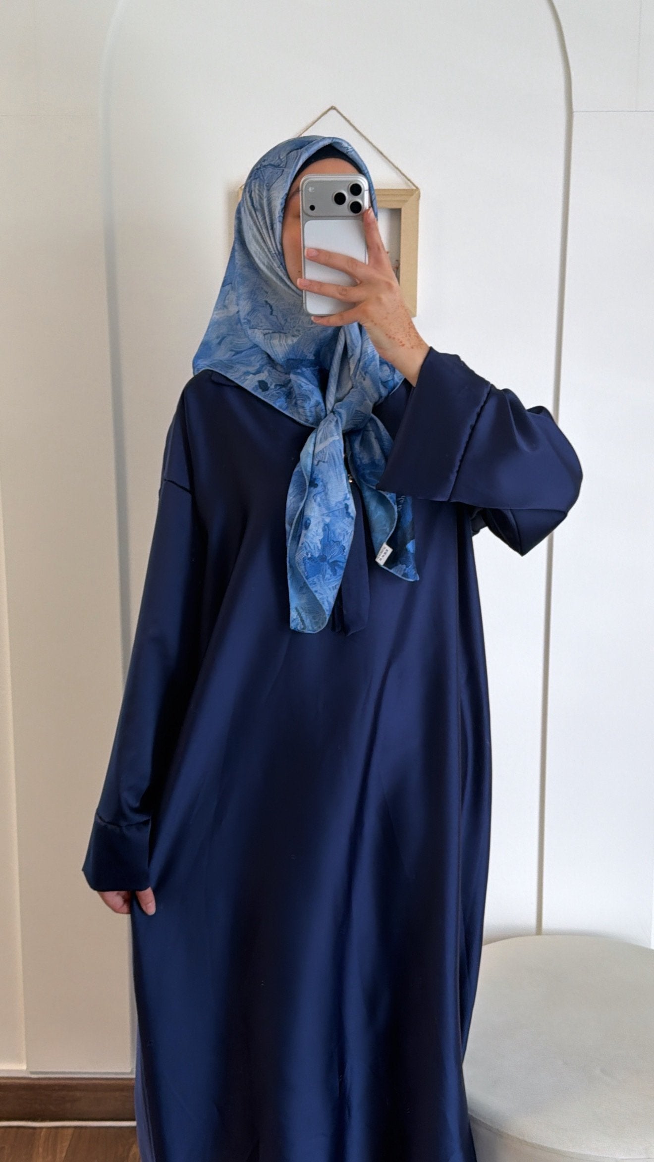 Abaya Selenya - Bleu nuit image