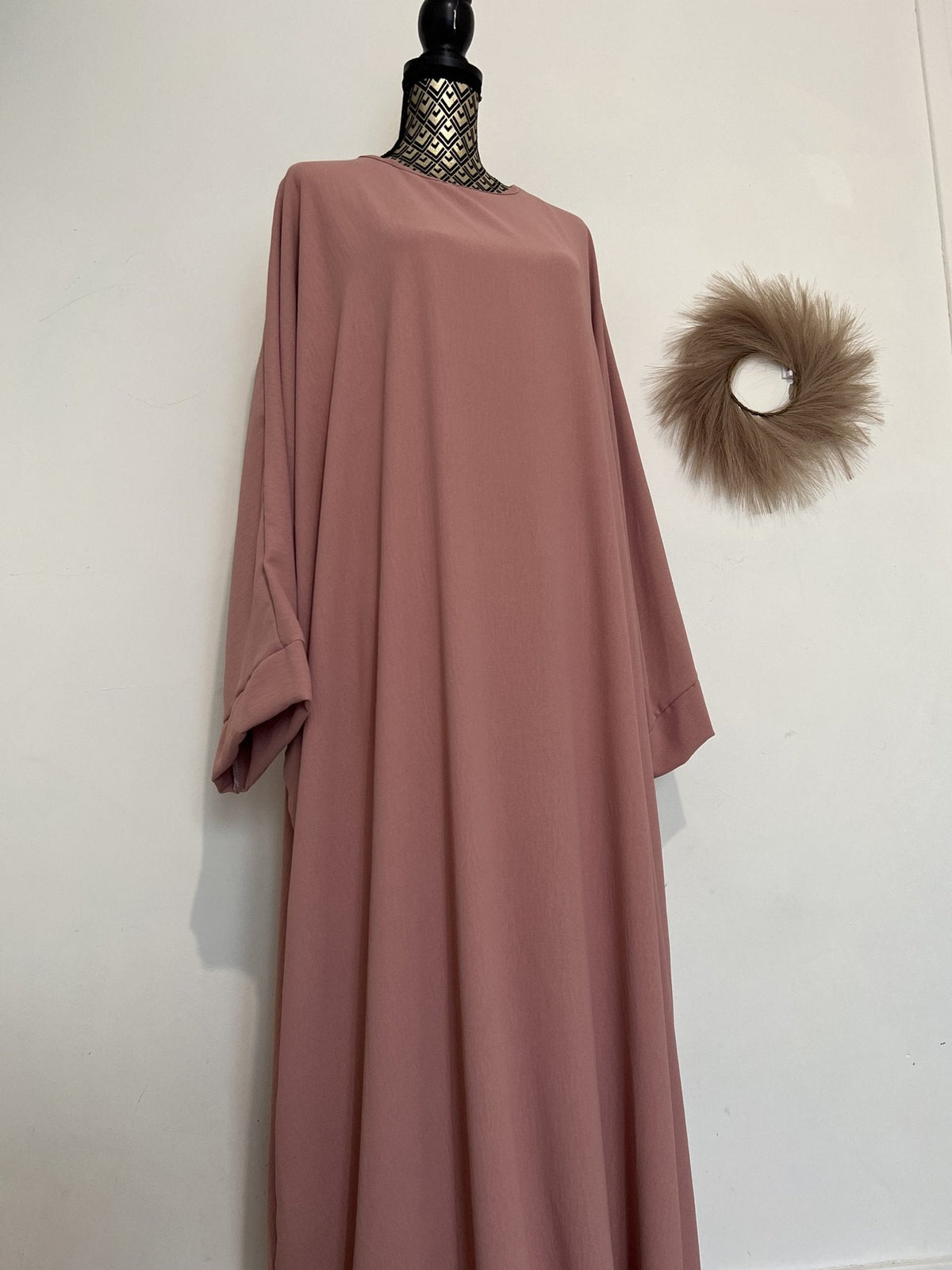 Abaya Firdaws Jazz - Rose image