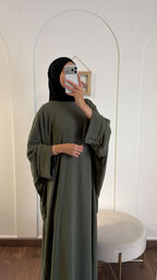Abaya Firdaws jazz - kaki image
