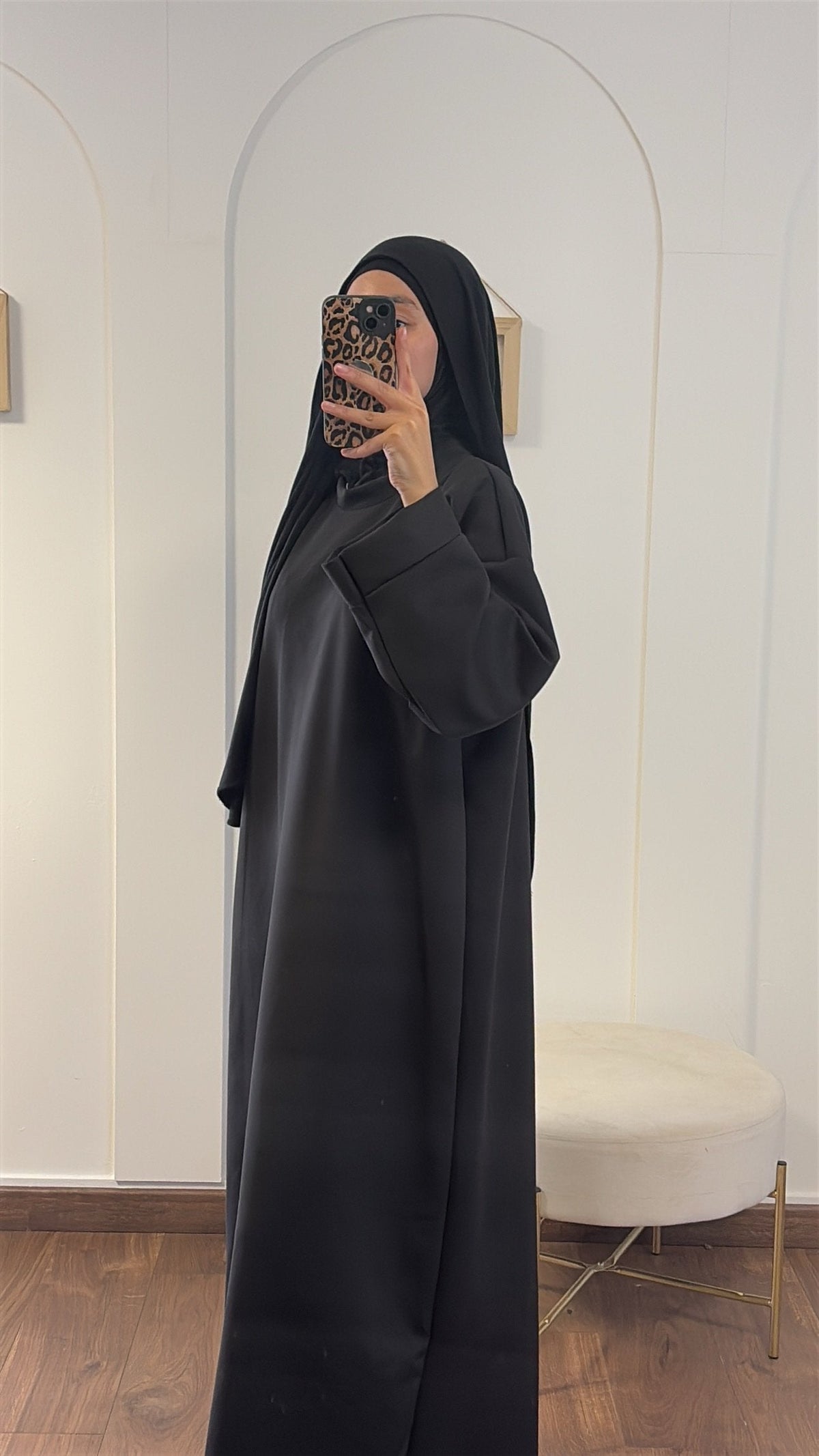 Robe sweat - Noir image