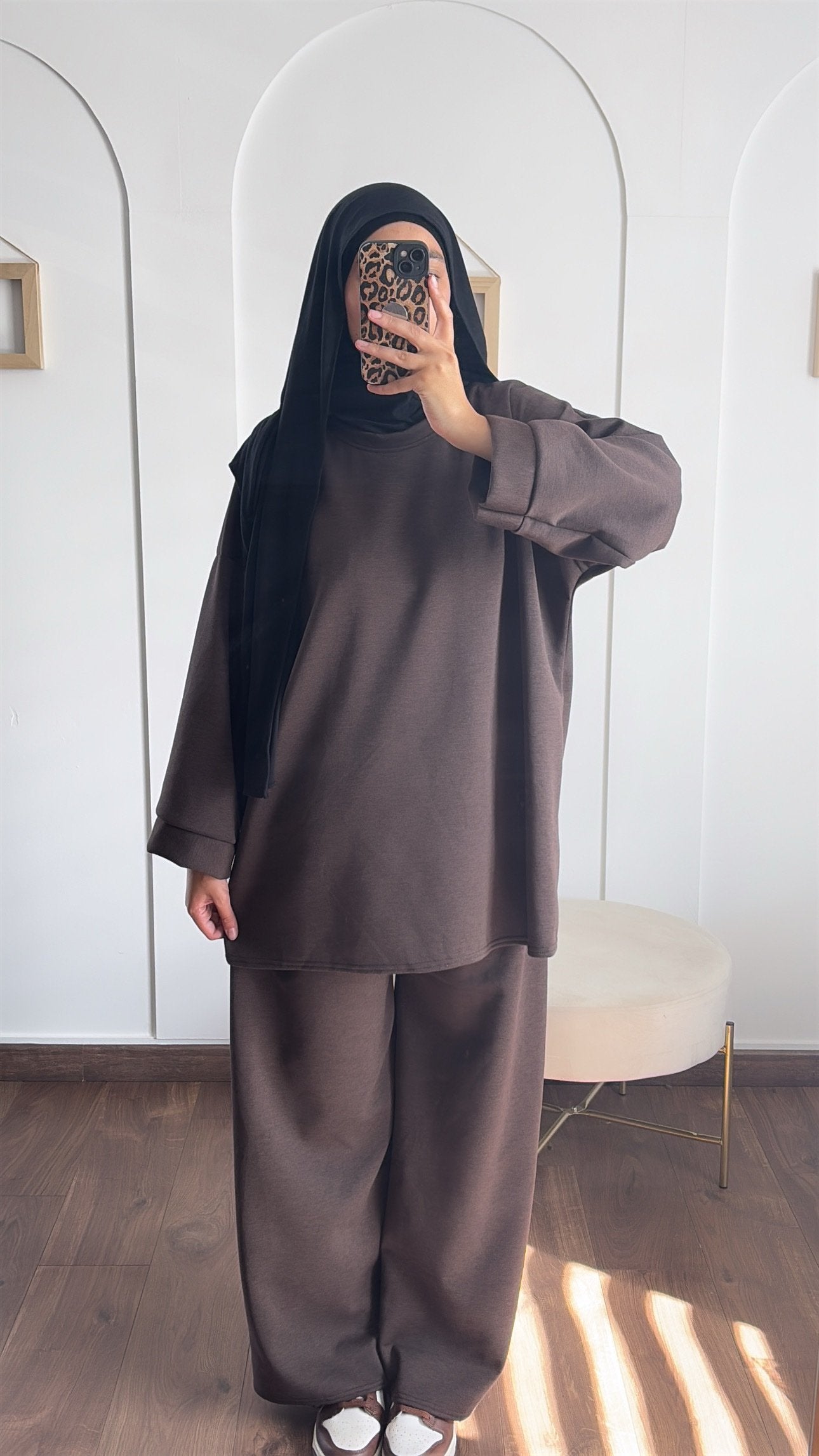 Ensemble sweat - Marron foncé image