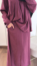 Jupe Alaïa - Aubergine image