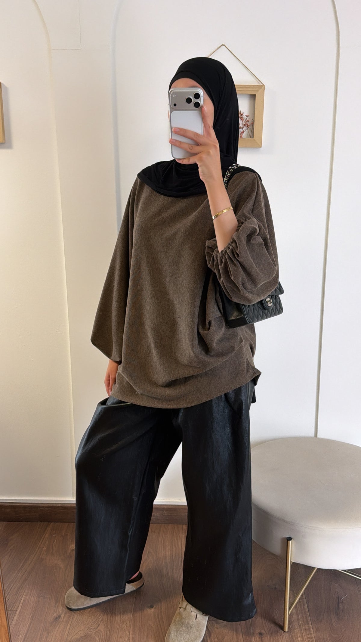 Pantalon similicuir