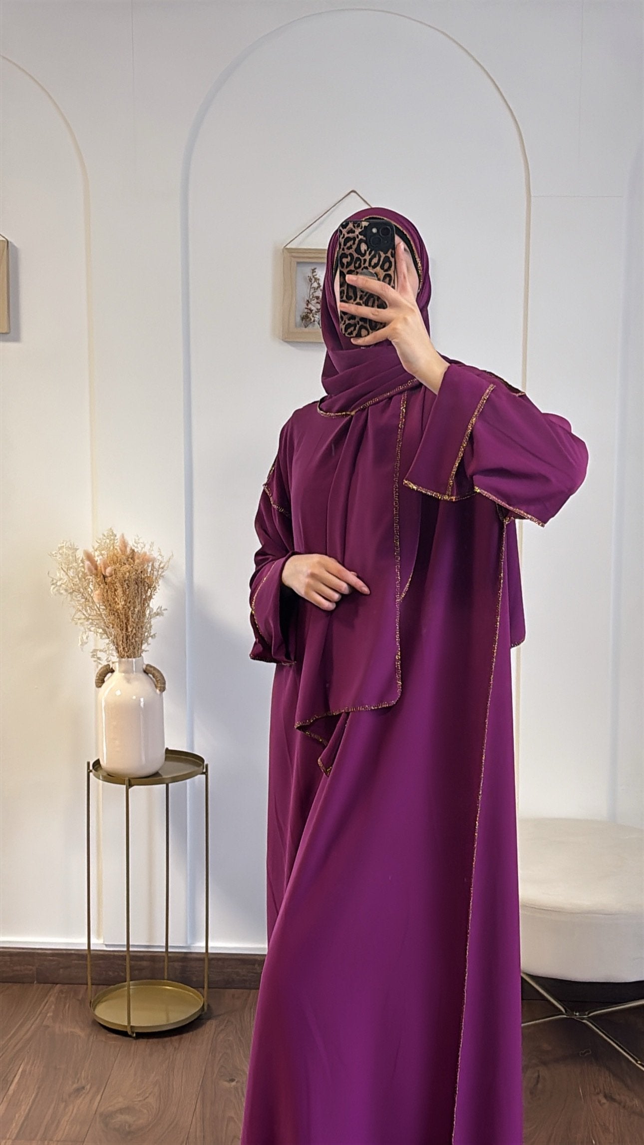 Abaya voile Intégré sdm image 0