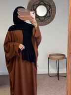 Abaya Firdaws Jazz - Marron clair image