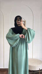 Abaya Nour jazz - Vert d'eau image