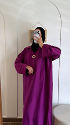 Abaya Selenya - Violet fushia image