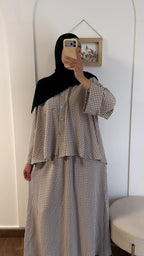 Set vichy modest jupe