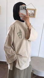 T-shirt Oversize "Le Matcha"