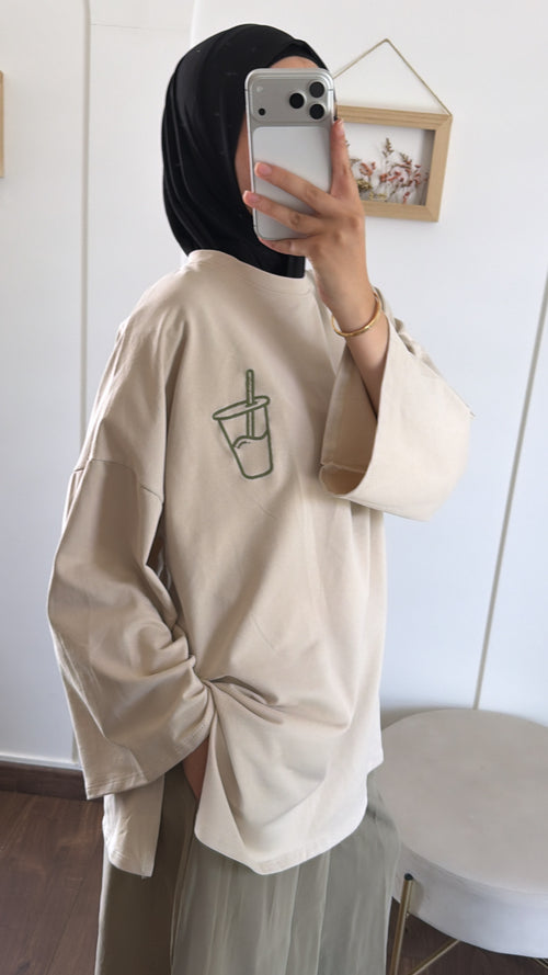 T-shirt Oversize "Le Matcha"