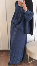 Jupe Alaïa - Bleu jeans foncé image