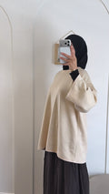 T-shirt structuré - Beige image