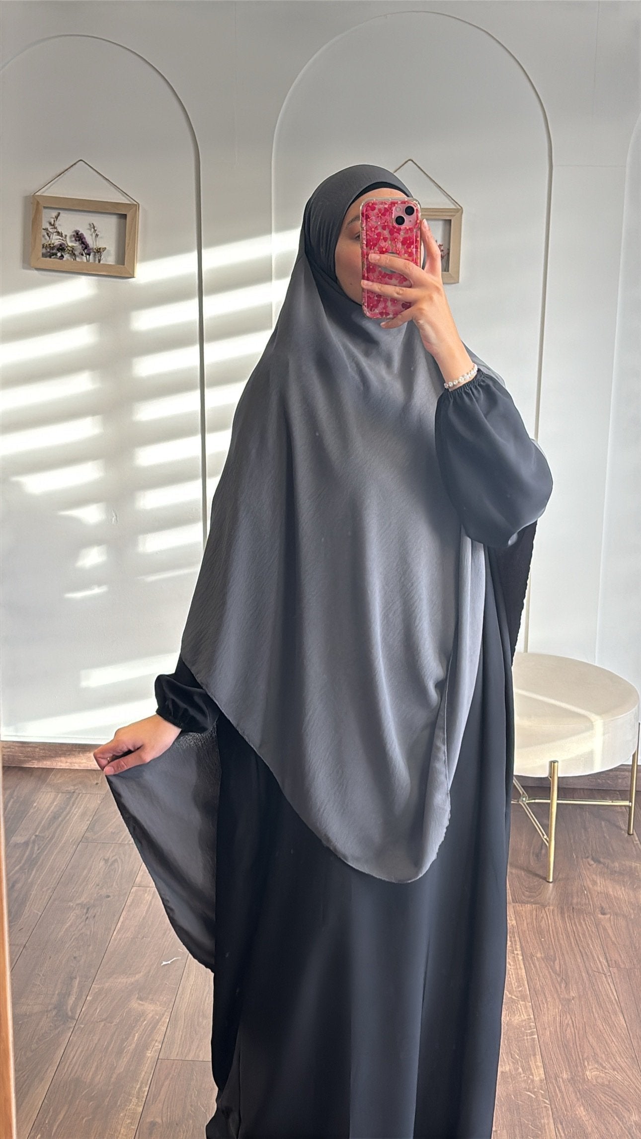 Maxi Khimar jazz - Gris souris image