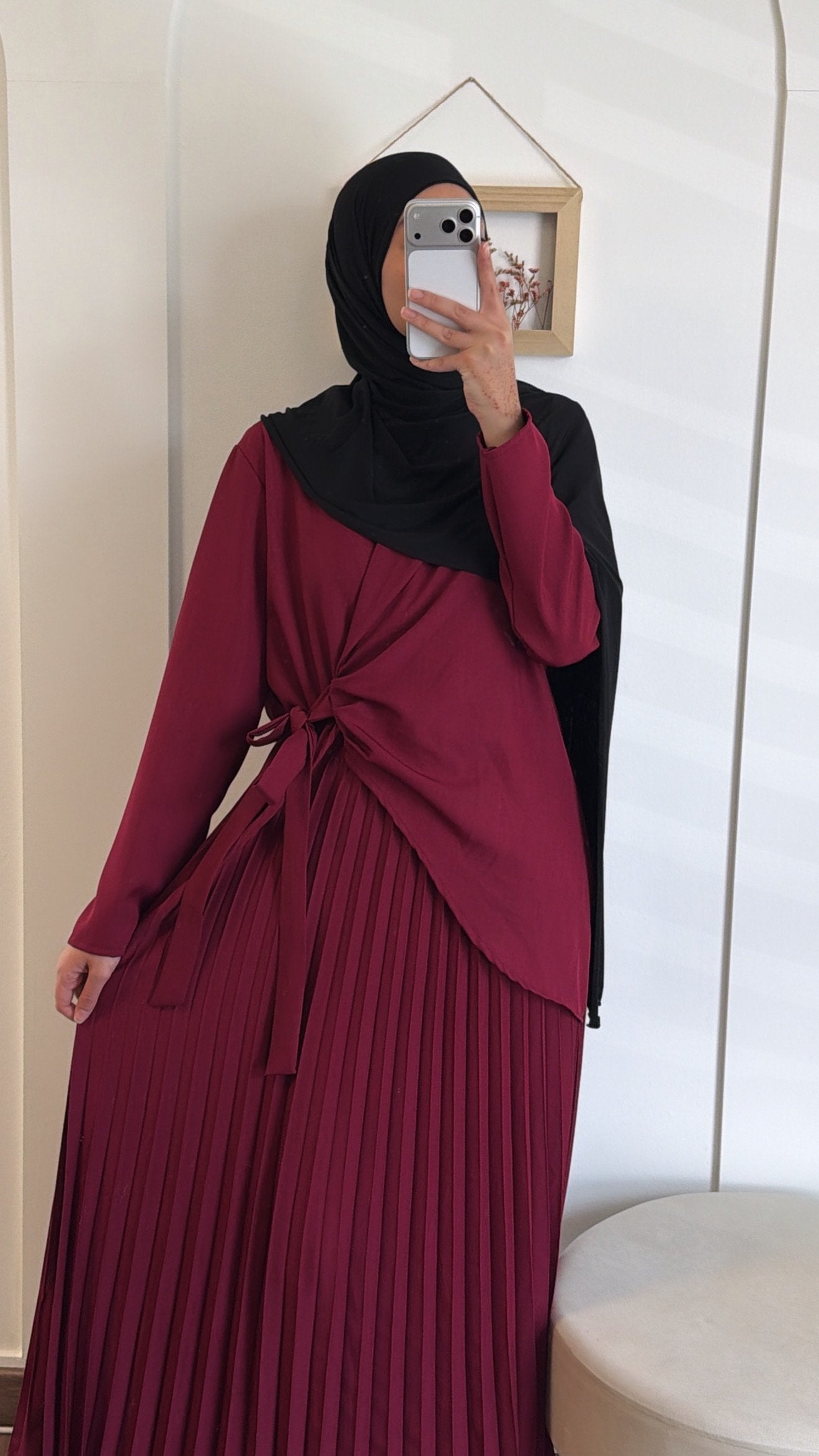 Robe Mélyra - Bordeau image
