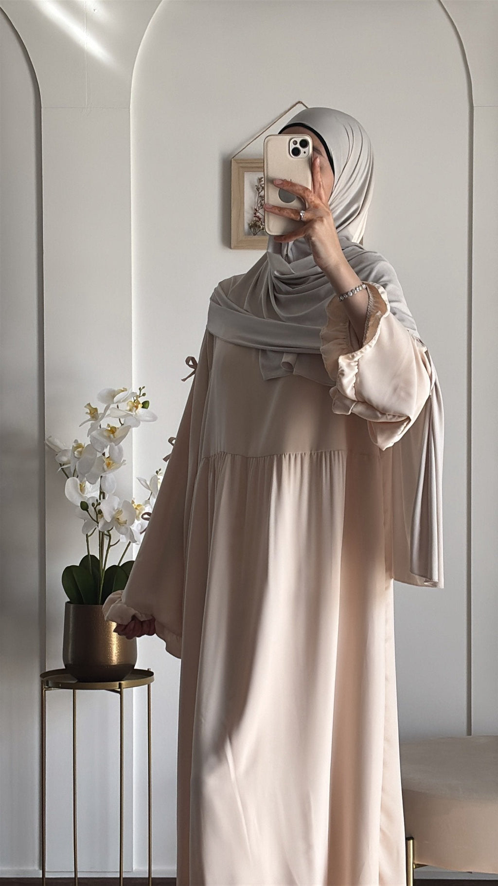 Abaya Maori - Beige image