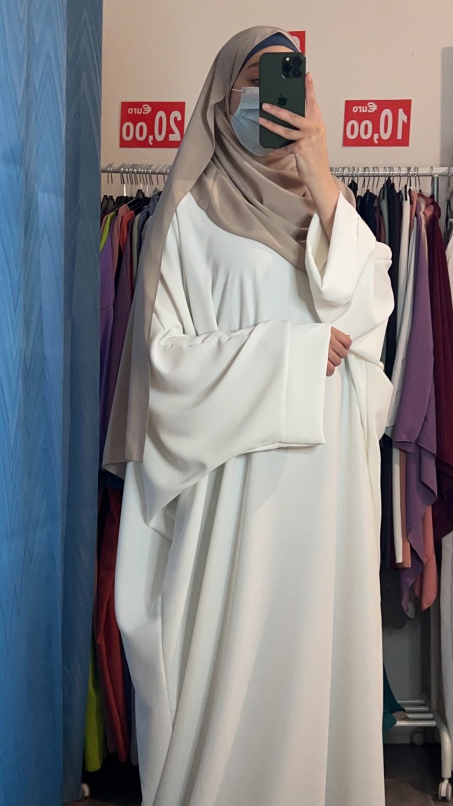 Abaya Firdaws sdm - Blanc image