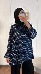 Blouse Elyndra - Bleu nuit image
