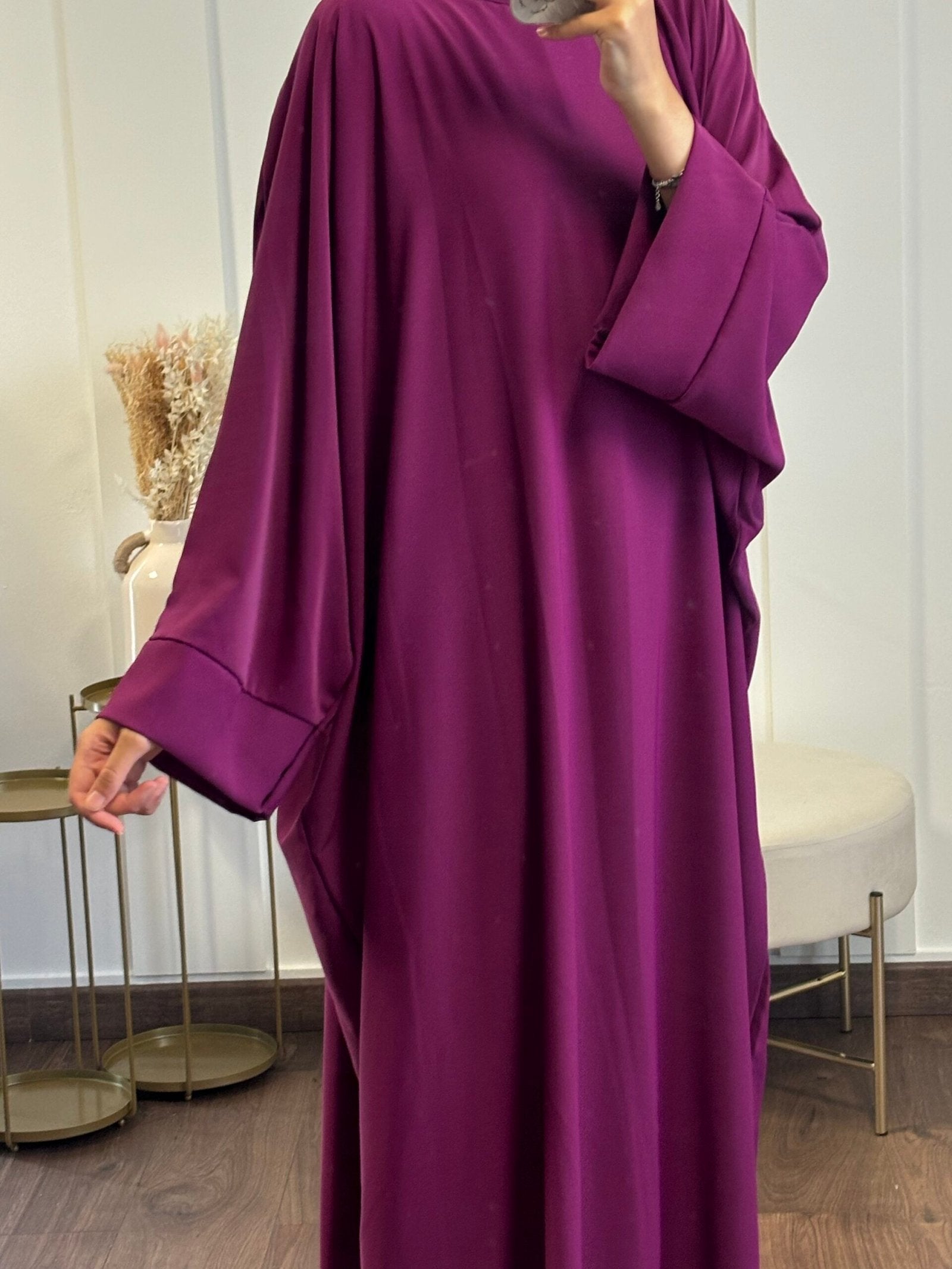 Abaya Firdaws sdm - Violet fushia image