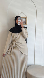 Robe Mélyra - Beige image