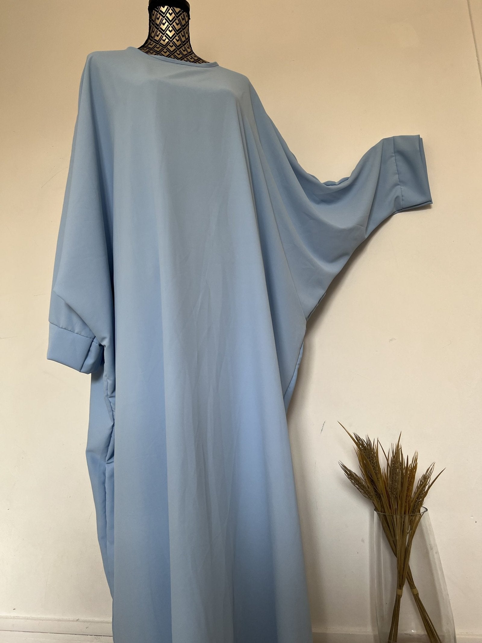 Abaya Firdaws sdm - Bleu pastel image