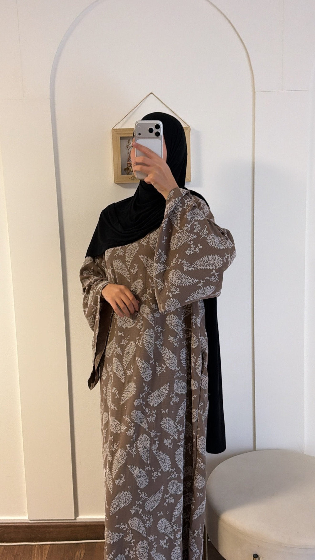 Abaya Zaylina - Taupe image