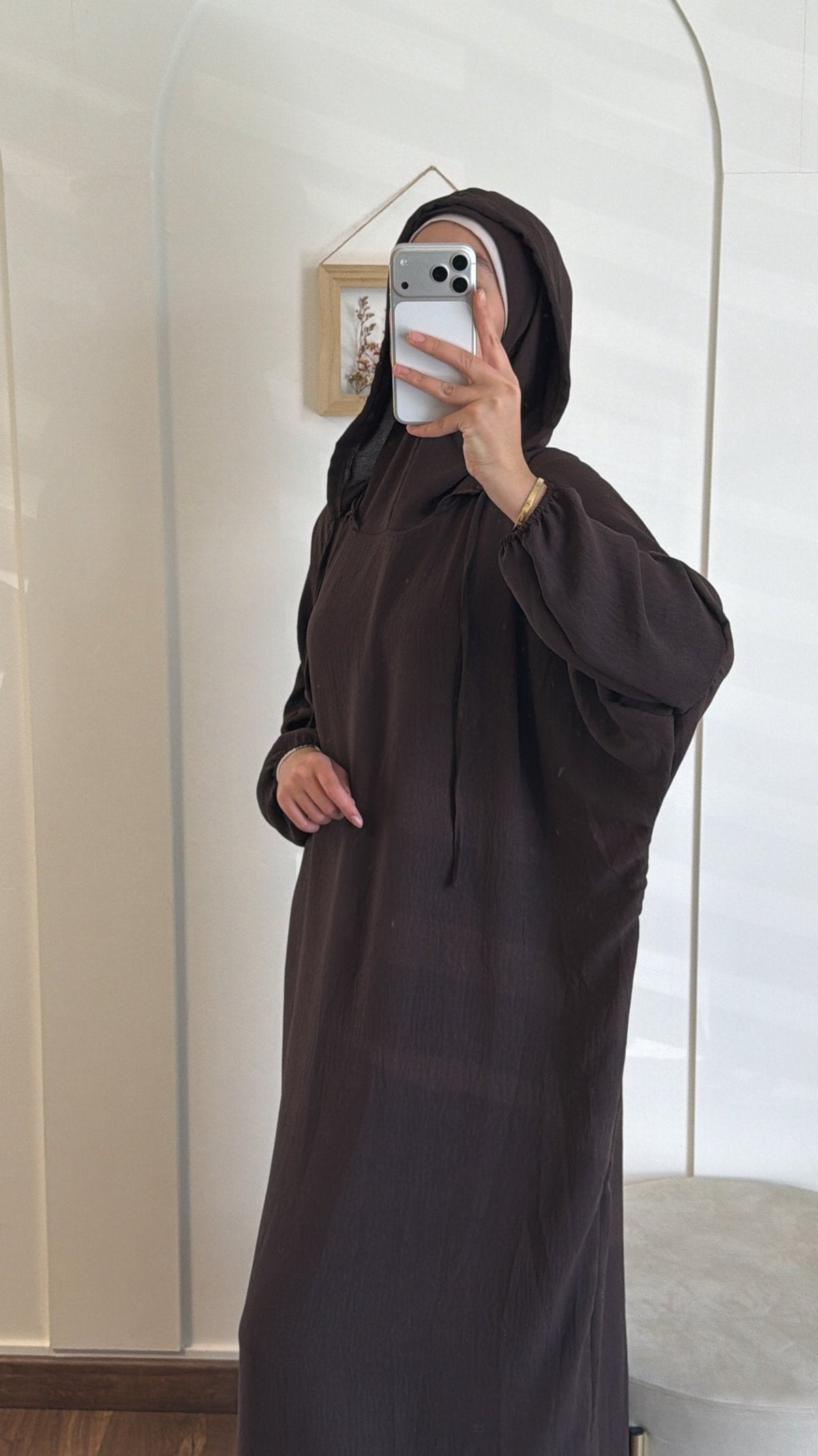 Tenue de prière Sahira - Marron image