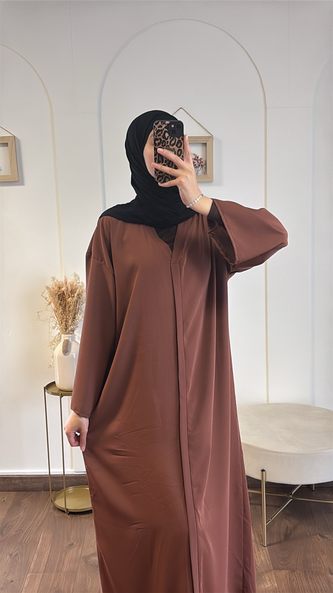 Abaya Hatice - Cuivré image