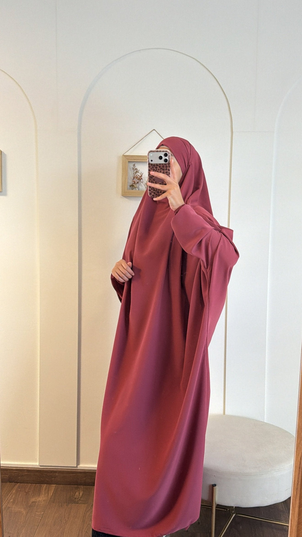 Jilbeb 1pcs - rose framboise image