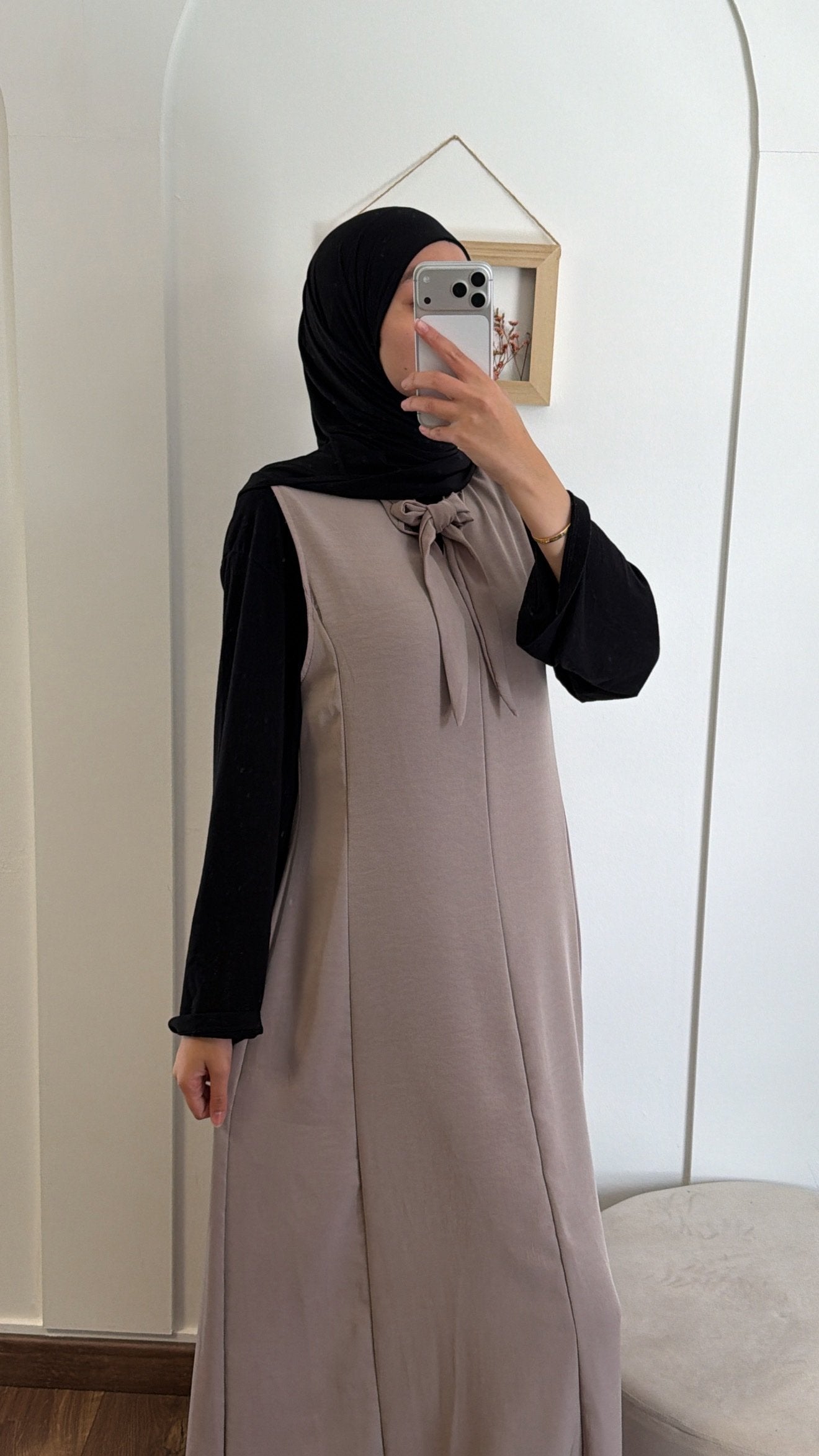 Robe Élira - Taupe clair image