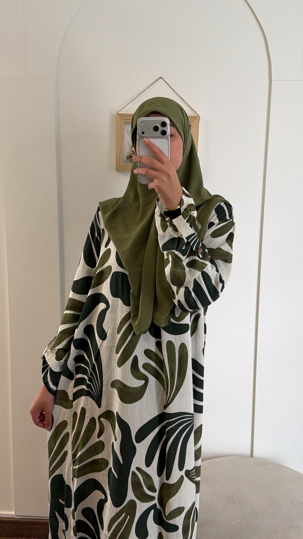 Robe Naïra - kaki image
